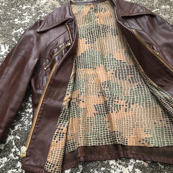 Vintage Leather Coat - Picture 3 of 6